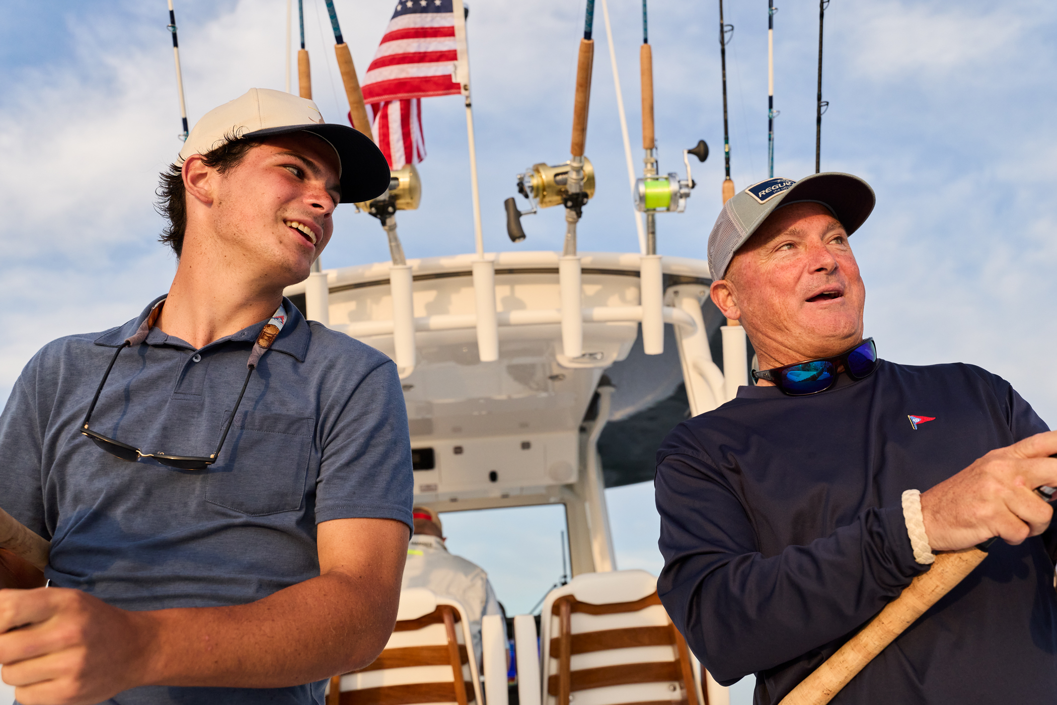 Reg31 2100X1400 Lifestyle Dad & Son Fish & Bond Moment Regulator Cape Cod 00 76 WG