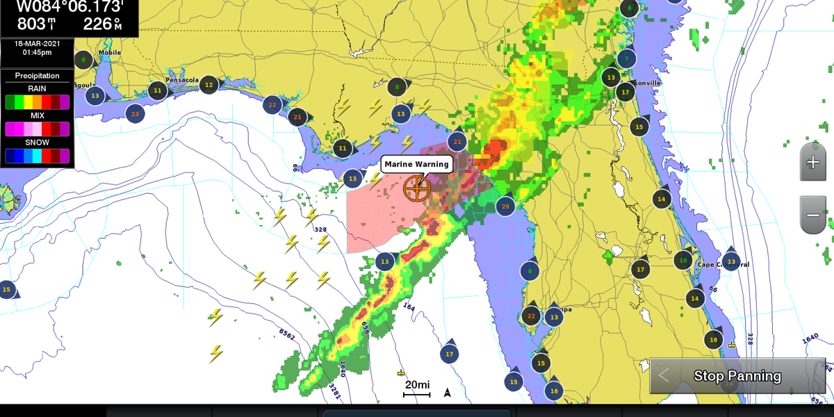 Garmin Radar Lightning Warning FL Tampa (1)