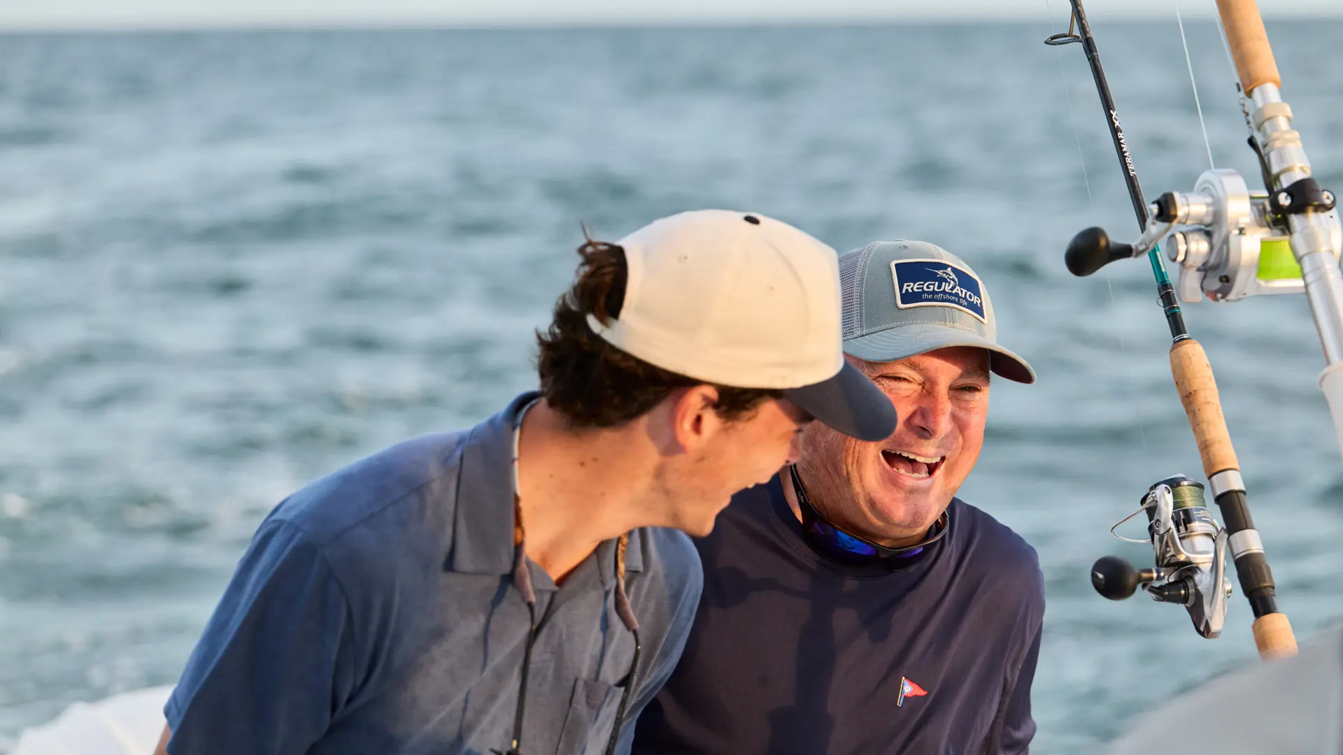 Reg31 2100X1400 Lifestyle Dad & Son Laugh 2 Regulator Cape Cod 00 80 WG